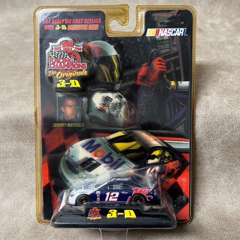 Racing Champions JEREMY MAYFIELD The Originals 3-D 1:64 Diecast (#N7 & Mayfield)